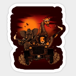 Safari Revenge Sticker